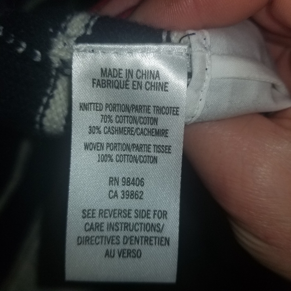 NWOT THEORY Rymlia Layered Striped Sweater - Picture 7 of 7